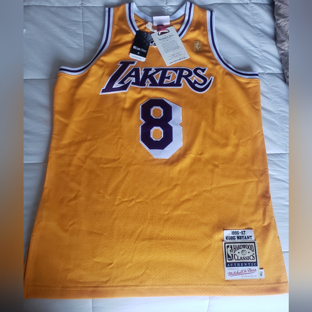 Authentic Laker Kobe Bryant 8 Jersey